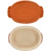 Glaseret romersk gryde 4,5 L (meander) - 8 