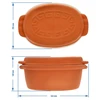 Glaseret romersk gryde 4,5 L (meander) - 9 