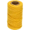 Gul bomuldssnor 2 mm/55 m/100 g  - 1 