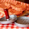 Hamburgerpresse - aluminium, diameter 12 cm - 7 