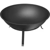 Havepejs med rist, Ø55 cm, rund, skål - 3 