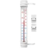 Hvidt udendørs termometer (-50°C til +50°C) 27cm - 9 