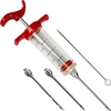 Injektionssprøjte 30ml + 3 nåle + rengøringsbørste - 4 