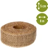 Jute bånd 5 cm / 8 m - 4 