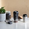 Kaffekværn - elektrisk, kværn, med brygger og kop - 16 