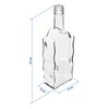 Klosterflaske 500 ml, med låg, hvid - 6 stk. - 4 