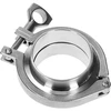 Komplet Tri-Clamp-forbindelse 77,5 x 60 mm - 2 