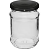 Krukke 250 ml fi 66/4 sort låg - 6 stk. - 2 