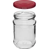 Krukke 250 ml fi66/4 låg bordeaux - 6 stk. - 3 
