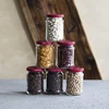 Krukke 250 ml fi66/4 låg bordeaux - 6 stk. - 5 