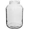 Krukke 4 L, farvet låg + gaffel eller tang - 2 