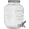 Krukke til limonade, med hane - glas, 4 L  - 1 