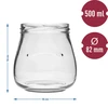 Krukke TO 500 ml anden Amfora - 6 stk. - 2 