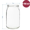 Krukke TO 900ml fi82/6 - 8stk. - 6 