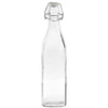 Kvadratflaske med hermetisk lukning 0,5 L  - 1 
