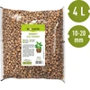 Leca til potteplanter, havebrug og skove i glas 10–20 mm, 4L - 5 