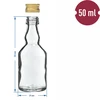 Lille Flaske 50 ml med låg - 10 stk. - 6 