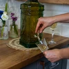 Lille plastikkran til dekorativt glas - 7 