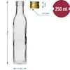 Maraska flaske 250 ml med skruelåg, 6 stk. - 7 