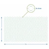 Net til beskyttelse mod fugle, grøn, 8 m x 14m - 7 