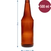 Ølflaske 0,5 L - pakke med 8 stk. - 4 