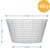 Osteform til ricotta Ø 12 x 6,5 cm til 500 g - 4 