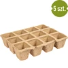 Papirpotter 4,5 x 5 x 4,5, sæt med 5 stk. - 3 