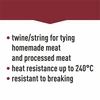 Pølsesnor bomuld hvid (240°C) 145 m - 8 