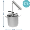 Pot-Still destillator på trykkoger 17 L - 8 