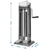 Premium lodret pølsestopper, 7 L - 12 