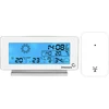RCC vejrstation, DCF – elektronisk, trådløs, oplyst sensor, hvid - 6 