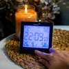 RCC vejrstation, DCF – elektronisk, trådløs, oplyst sensor, sort - 10 