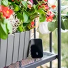 RCC vejrstation, DCF – elektronisk, trådløs, oplyst sensor, sort - 14 
