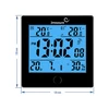 RCC vejrstation, DCF – elektronisk, trådløs, oplyst sensor, sort - 8 