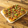 Rektangulær pizzasten, lavet af cordierit, - 38 x 30,5 cm - 12 