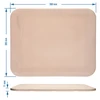 Rektangulær pizzasten, lavet af cordierit, - 38 x 30,5 cm - 5 