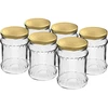Rillet fiskeform 500ml - med gyldent låg fi 82/6, 6 stk.  - 1 
