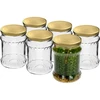 Rillet fiskeform 500ml - med gyldent låg fi 82/6, 6 stk. - 2 