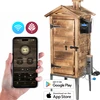 Røgovn med Wi‑Fi, 200 L – dragON WOOD 100IQ med elektrisk varmemodul og styring, i flammebehandlet træ - 8 