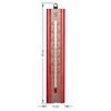 Rumtermometer med gylden skala (-40°C til +50°C) 16cm mix - 2 