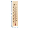 Rumtermometer med mønster (-20°C til +50°C) 18cm - 2 