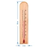 Rumtermometer med mønster (-20°C til +50°C) 20cm - 2 