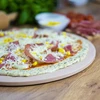 Rund pizzasten, lavet af cordierit, diameter 33 cm - 9 