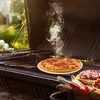 Rund pizzasten, lavet af cordierit, diameter 33 cm - 16 