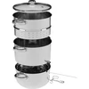 Rustfrit stål saftkoger med damper 5 L - 3 