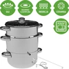 Rustfrit stål saftkoger med damper 5 L - 4 