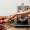 Rustfrit stål saftkoger med damper 5 L - 14 