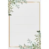 Selvklæbende etiketter 60 x 90 mm til flasker, krukker, gaver med blomsterdesign - 20 stk. - 3 