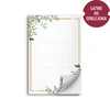 Selvklæbende etiketter 60 x 90 mm til flasker, krukker, gaver med blomsterdesign - 20 stk. - 2 