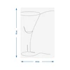 Selvklæbende etiketter 60 x 90 mm til flasker, likør, alkohol, vodka - 20 stk. - 3 